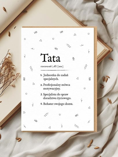Tata / Definicja Taty / Kartka Okolicznościowa Dla Taty portfolio
