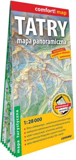 Tatry. Panoramiczna mapa turystyczna: 1:28 000 Opracowanie zbiorowe