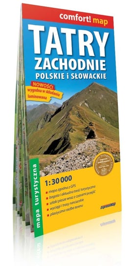 Tatry Zachodnie Polskie i Słowackie. Mapa turystyczna 1:30 000 Opracowanie zbiorowe
