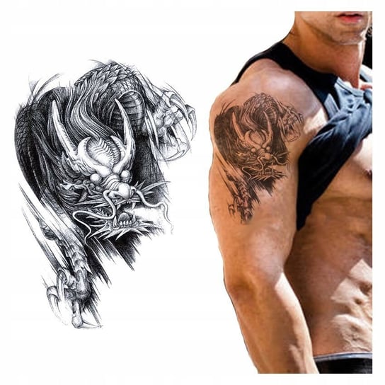 Tatuaż Tymczasowy Wodny Dragon / Smok / Dragon Ball Inna marka