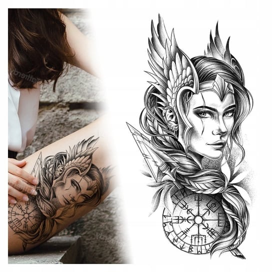 Tatuaż Tymczasowy Wodny Kobieta / Rycerz Zodiaku Inna marka