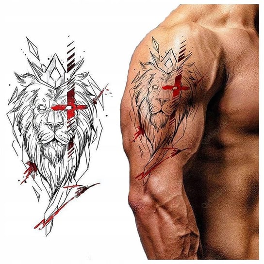 Tatuaż Tymczasowy Wodny Lew / Czerwona Krew Inna marka