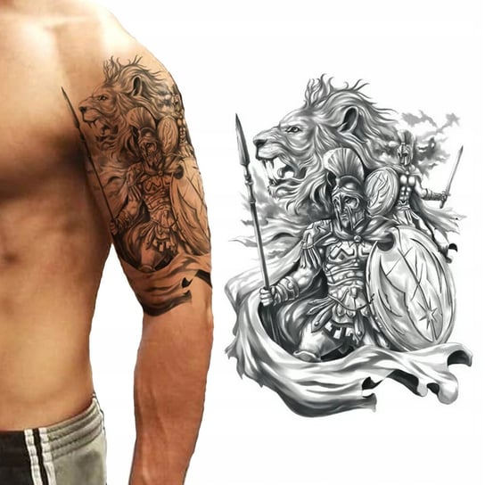 Tatuaż Tymczasowy Wodny Lew / Spartanin Inna marka