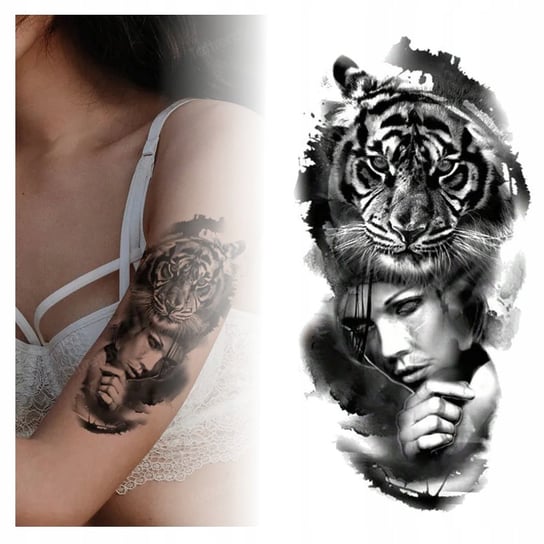 Tatuaż Tymczasowy Wodny Tygrys / Kobieta / Mrok Inna marka