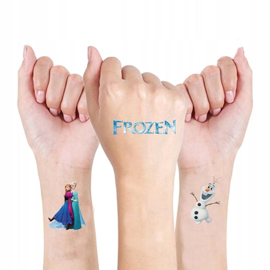 Tatuaż Zmywalny Tymczasowy Dla Dzieci Frozen Bajki Inna marka