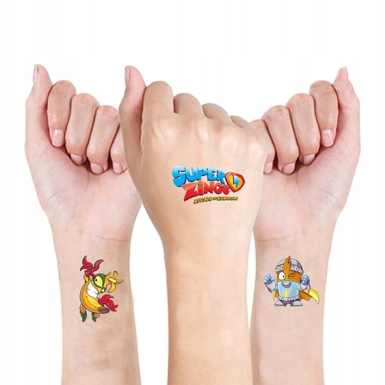 Tatuaż Zmywalny Tymczasowy Dzieci Super Zings Y4 Inna marka