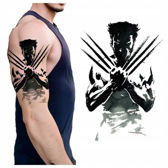 Tatuaż Zmywalny Tymczasowy X-Men Wolverine Inna marka