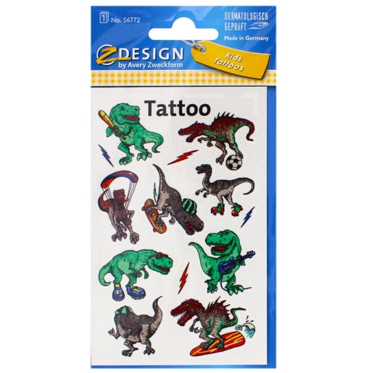Tatuaże dla dzieci - dinozaury AVERY Zweckform