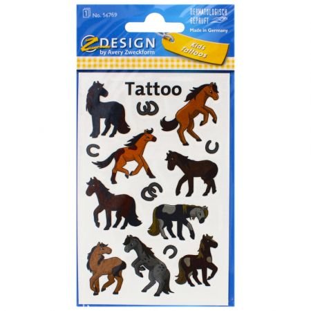 Tatuaże dla dzieci - konie AVERY Zweckform