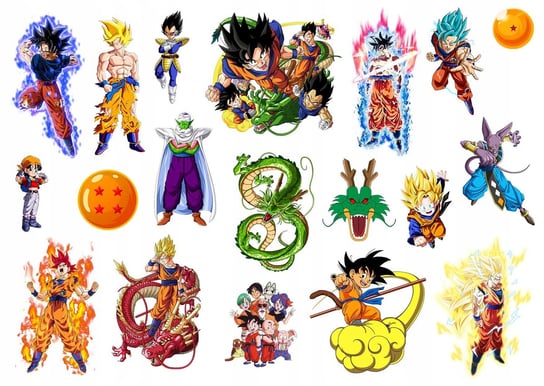 Tatuaże Dla Dzieci Zmywalne Dragon Ball Y6 Propaganda