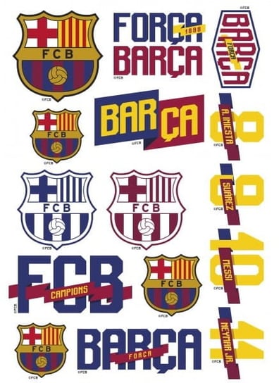 Tatuaże, FC Barcelona, 15 sztuk Party World