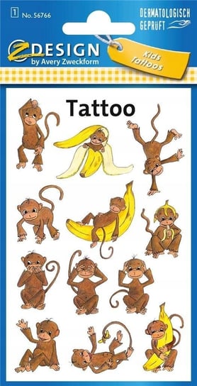 Tatuaże - Małpki AVERY