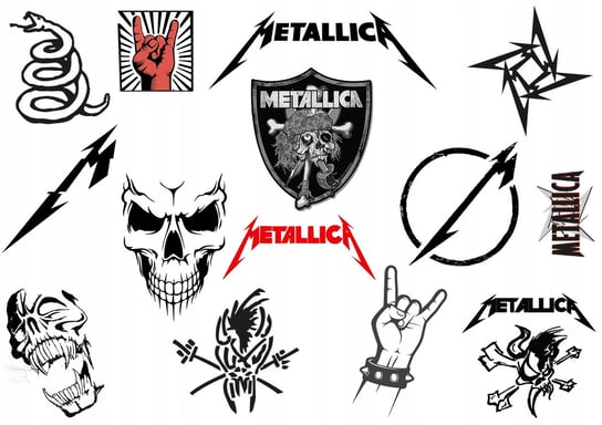 Tatuaże Zmywalne Metallica Y6 Propaganda
