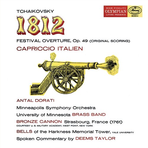 Tchaikovsky: Overture 1812; Capriccio italien Minnesota Orchestra, Antal Doráti