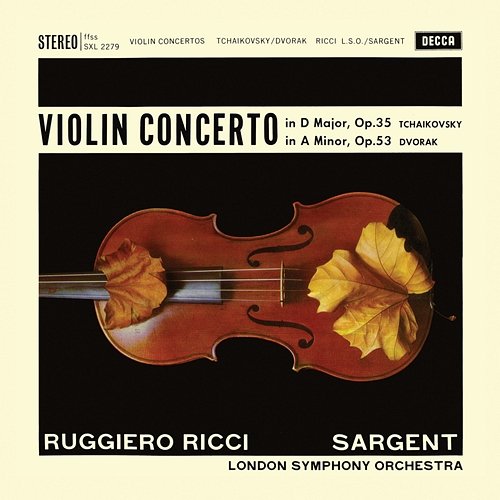 Tchaikovsky: Violin Concerto; Dvořák: Violin Concerto Ruggiero Ricci, London Symphony Orchestra, Sir Malcolm Sargent