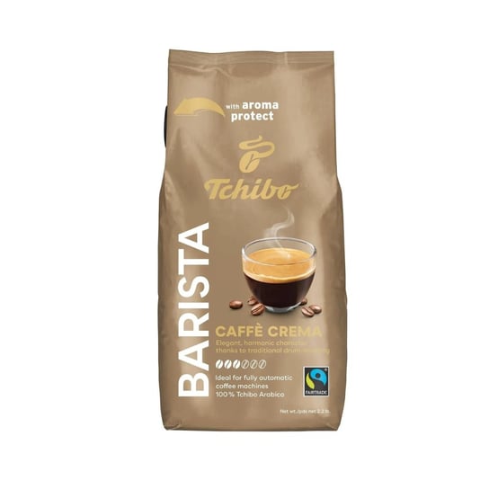 Tchibo, Barista Caffe Crema, kawa ziarnista, 1 kg Tchibo