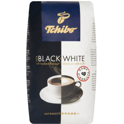 Tchibo, kawa ziarnista Black and White, 1 kg Tchibo