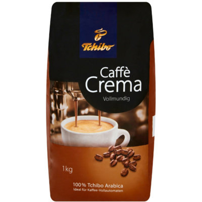 Tchibo, kawa ziarnista Caffe Crema, 1 kg Tchibo