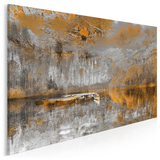 Tchnienie słońca - nowoczesny obraz na płótnie - 120x80 cm VAKU-DSGN Nowoczesne obrazy