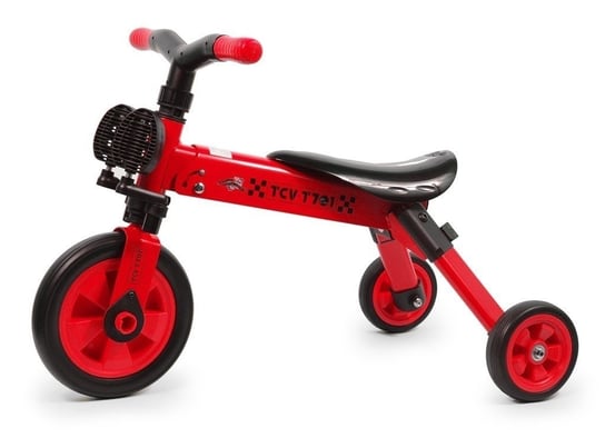 TCV, rowerek 3-kołowy składany T701, czerwony Tcv