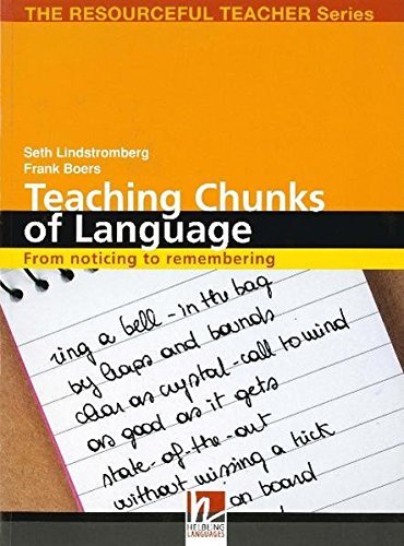 Teaching Chunks of Language Boers Frank, Lindstromberg Seth