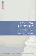 Teaching I Timothy Macleay Angus