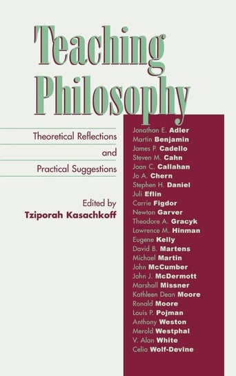 Teaching Philosophy Kasachkoff Tziporah