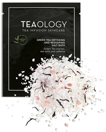 Teaology, Green Tea, detoksykująca sól do kąpieli, 50 g Teaology