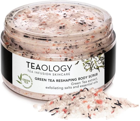 Teaology, Green Tea, modelujący peeling solny do ciała, 450 g Teaology