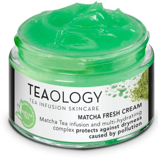 Teaology, Matcha Tea, odświeżający krem do twarzy, 50 ml Teaology