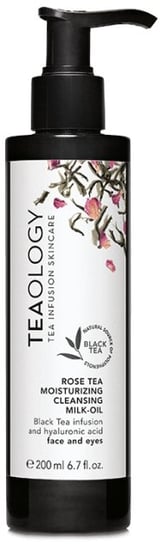Teaology, Rose Tea, nawilżające olejkowe mleczko do demakijażu twarzy i oczu, 200 ml Teaology