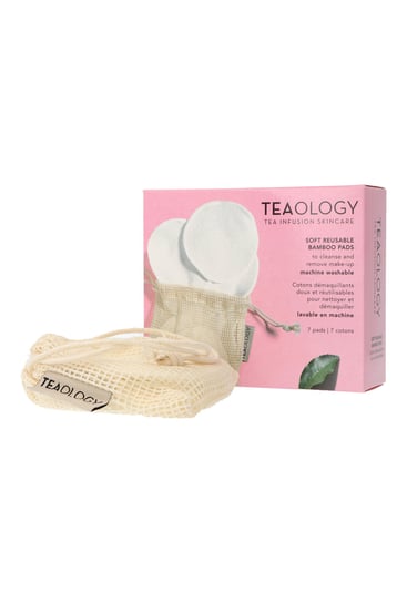 Teaology Soft Reusable Bamboo Pads, Zestaw kosmetyków, 7 szt. Teaology