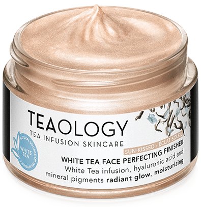 Teaology, White Tea, udoskonalający krem do twarzy - efekt skóry muśniętej słońcem, 50 ml Teaology