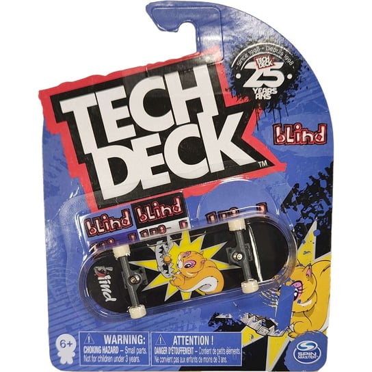 Tech Deck deskorolka fingerboard Blind Wiewiórka + naklejki Spin Master