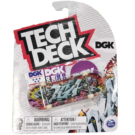 Tech Deck deskorolka fingerboard DGK kolorowa + naklejki Spin Master