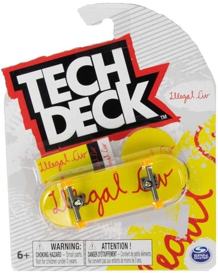 Tech Deck deskorolka fingerboard Illegal Liv + naklejki Spin Master