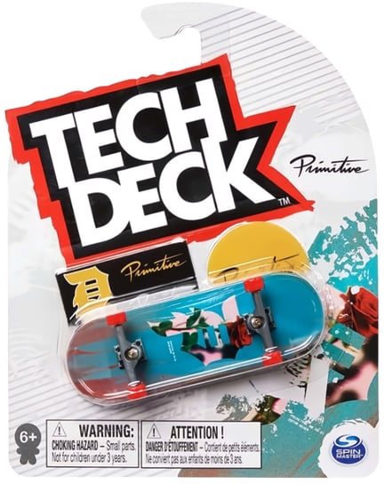 Tech Deck deskorolka fingerboard Primitive + naklejki Spin Master