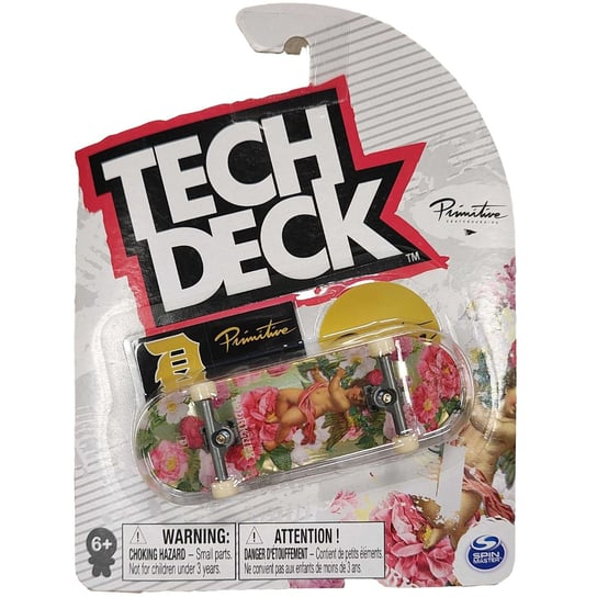 Tech Deck deskorolka fingerboard Primitive Rodriguez + naklejki Spin Master
