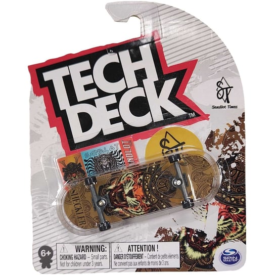 Tech Deck deskorolka fingerboard Sandlot Times Tygrys + naklejki Spin Master