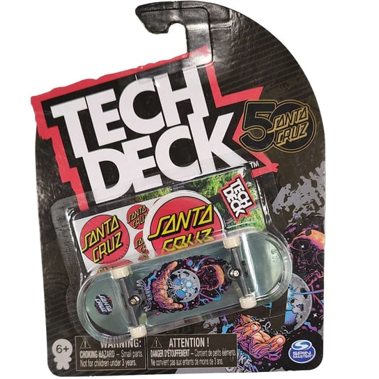 Tech Deck deskorolka fingerboard Santa Cruz czaszka+ naklejki Spin Master