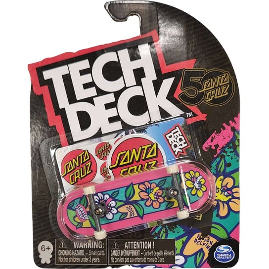 Tech Deck deskorolka fingerboard Santa Cruz Fabiana Delfino + naklejki Spin Master
