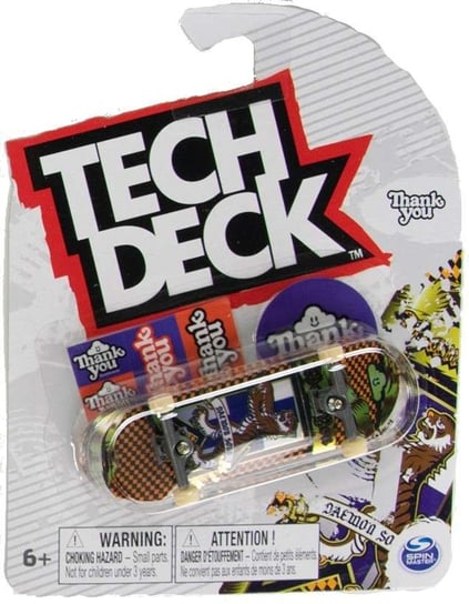 Tech Deck deskorolka fingerboard Thank You + naklejki Spin Master