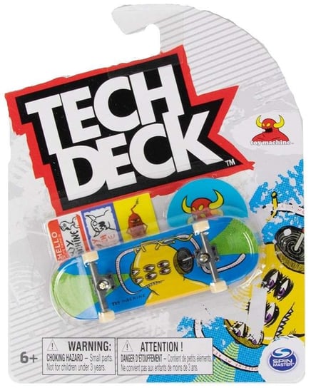 Tech Deck deskorolka fingerboard Toy Machine + naklejki Spin Master
