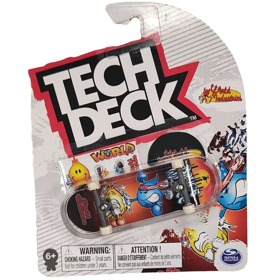 Tech Deck deskorolka fingerboard World Industries Krople + naklejki Spin Master