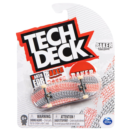 Tech Deck Fingerboard (1Pk) Baker Tech Deck