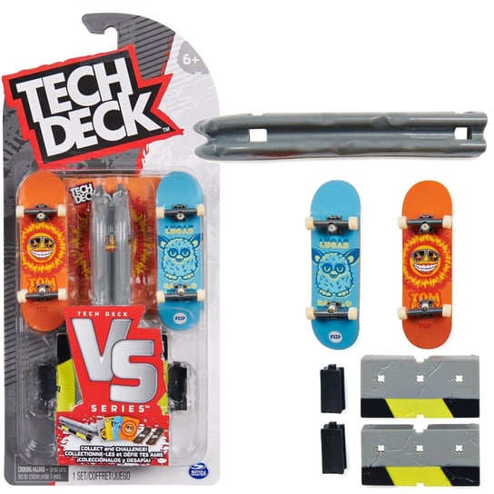 Tech Deck fingerboard Flip VS Series zestaw 2 deskorolki i grind Tech Deck