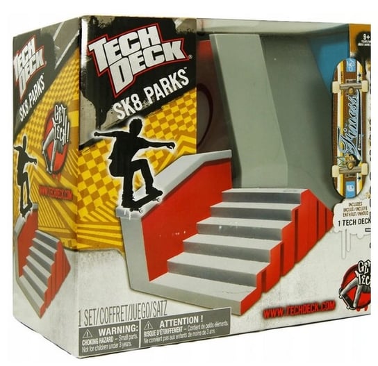 Tech Deck, mini rampa Skate Park, zestaw Rampa + Deska Oryginał Tech Deck