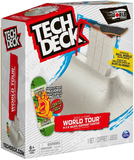 Tech Deck, rampa z deskorolką Fngerboard Skate Support Cente Tech Deck