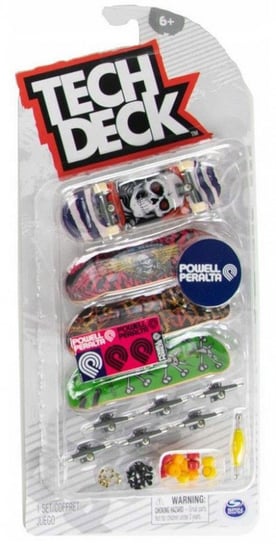 Tech Deck, Zestaw deskorolek fingerboard 4pk Powell Peralt Tech Deck