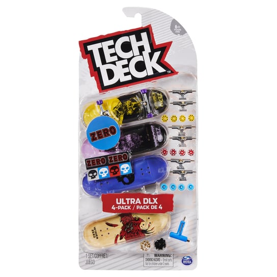 Tech Deck, zestaw mini deskorolek TechDeck 4 Pack 2 Tech Deck